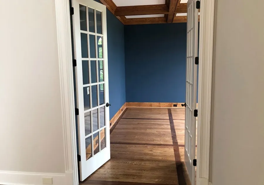 Drywall repair and finishing before paint