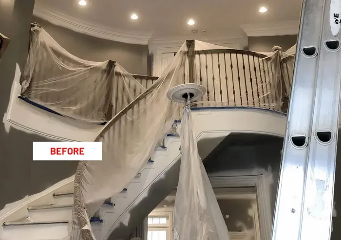 Living space before repaint